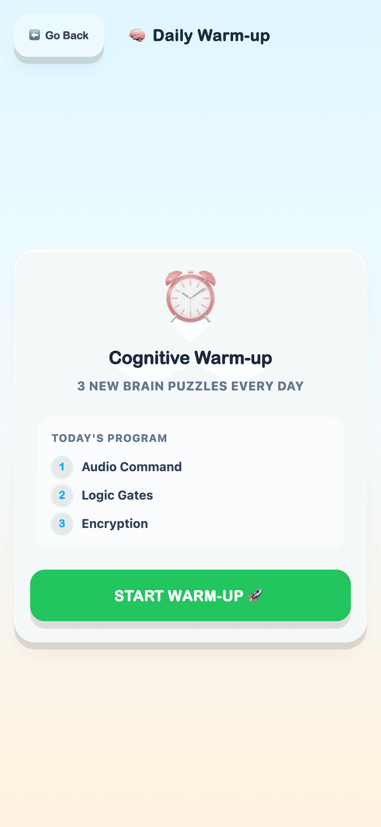 Daily Warm-up